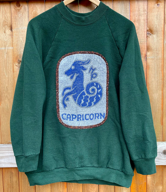 Zodiac sweatshirt, Capricorn, M/L