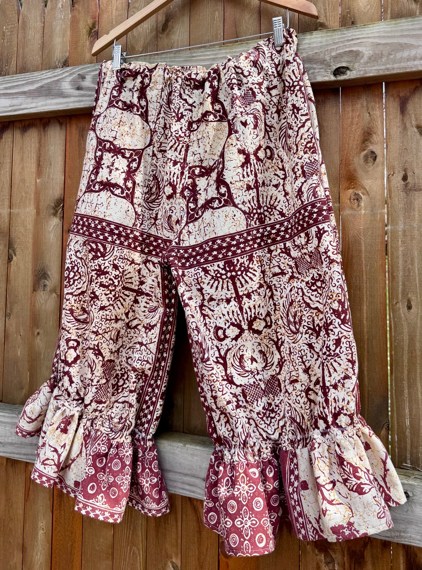 Block print Betty bloomers, XL+