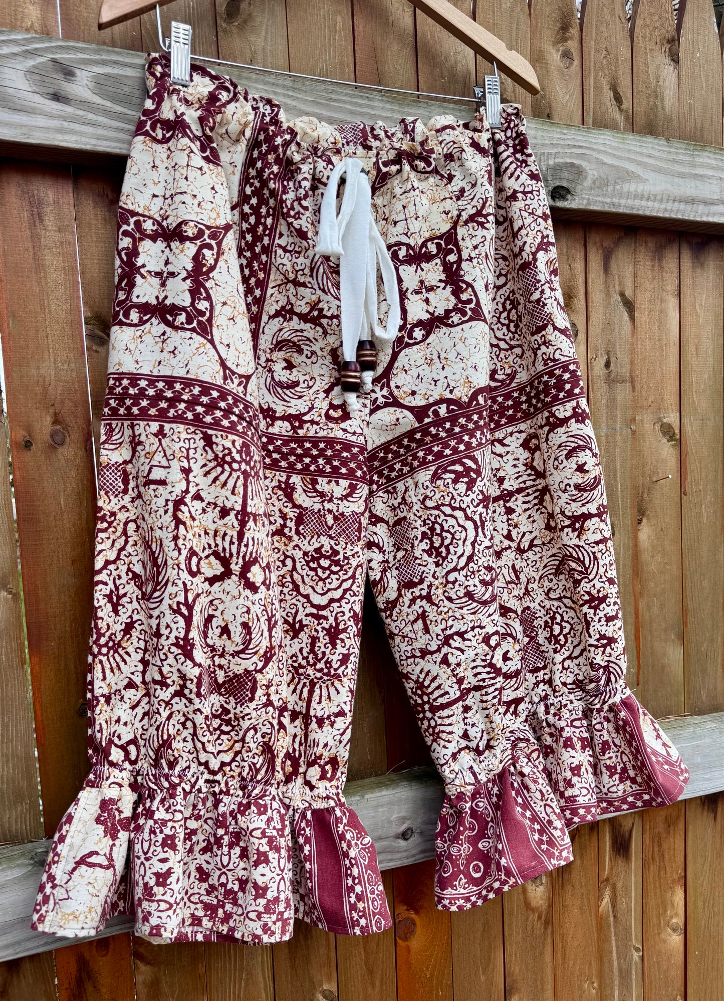 Block print Betty bloomers, XL+
