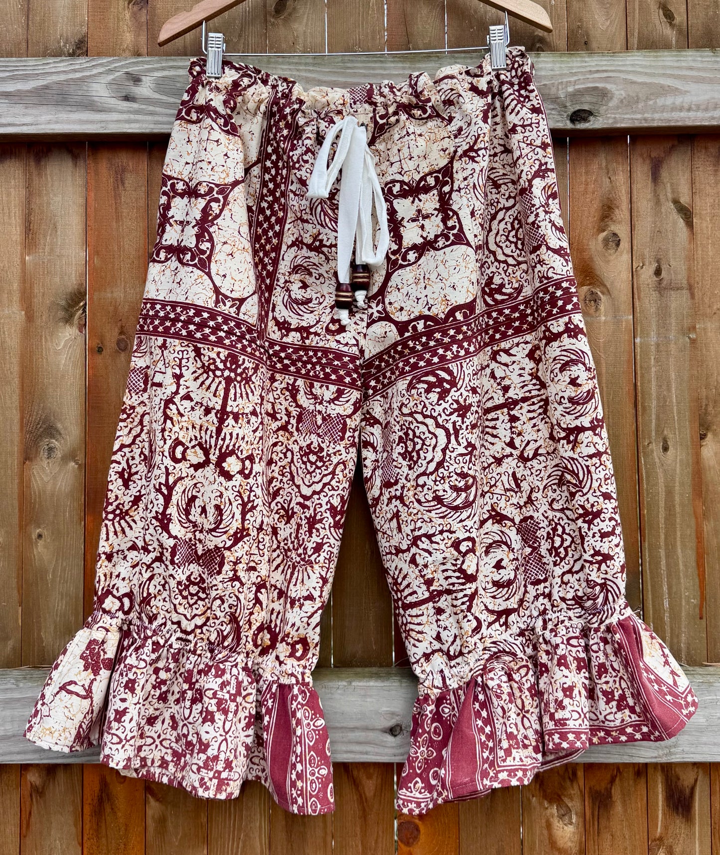 Block print Betty bloomers, XL+