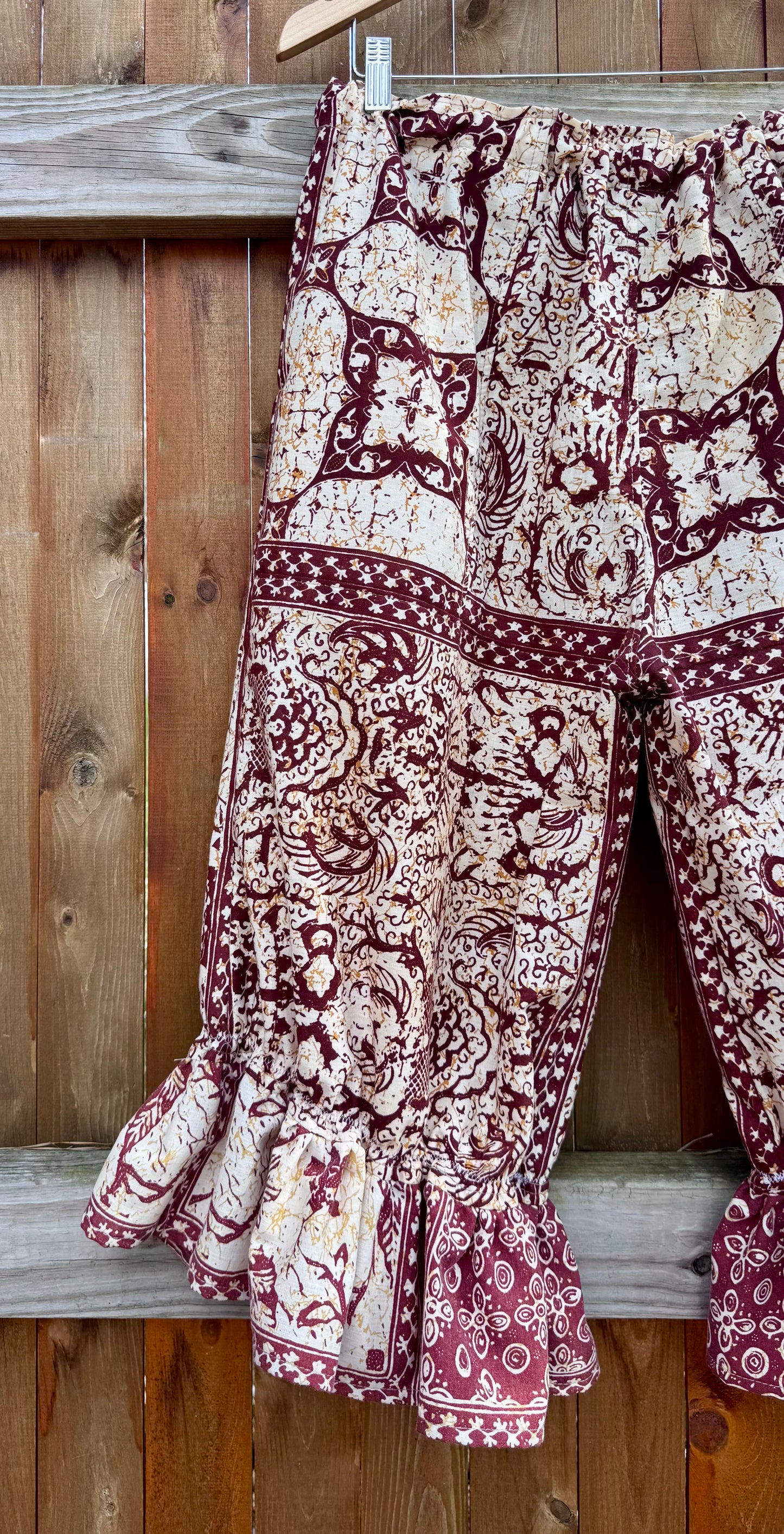 Block print Betty bloomers, XL+