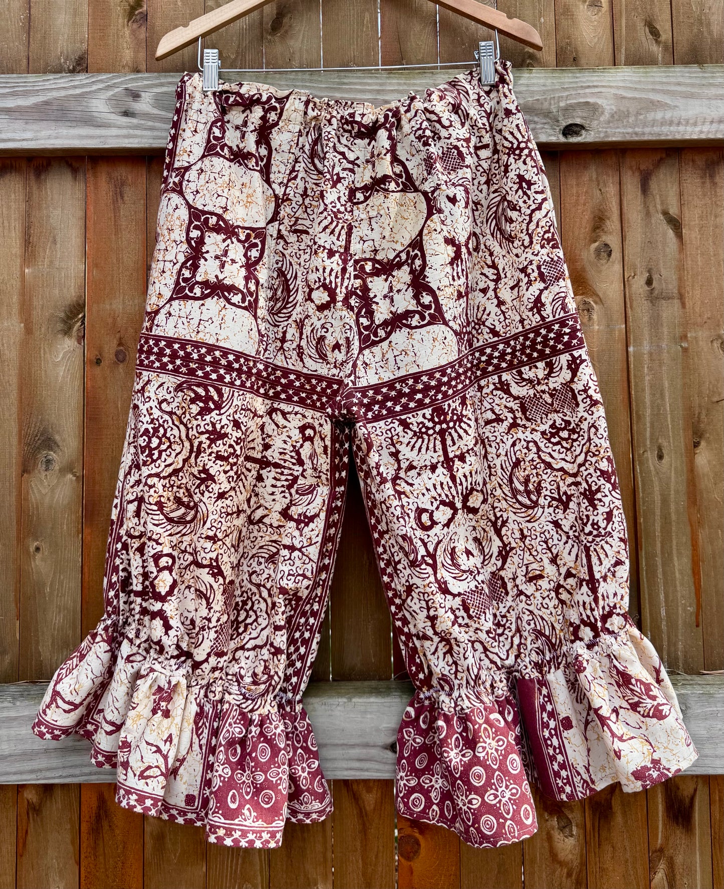 Block print Betty bloomers, XL+