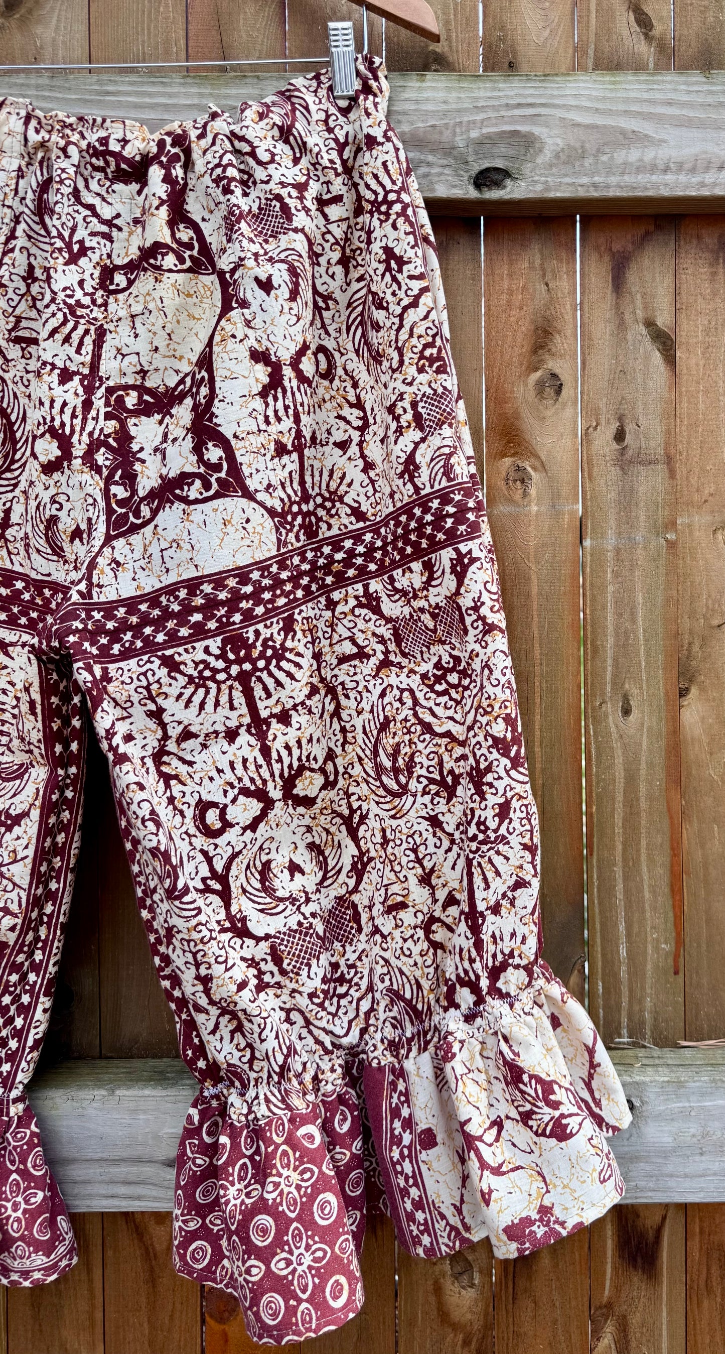 Block print Betty bloomers, XL+