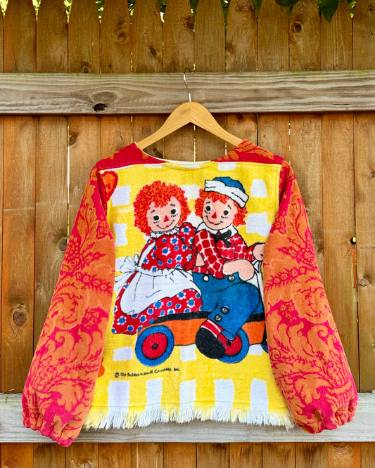 Raggedy Ann & Andy crewneck, S/M