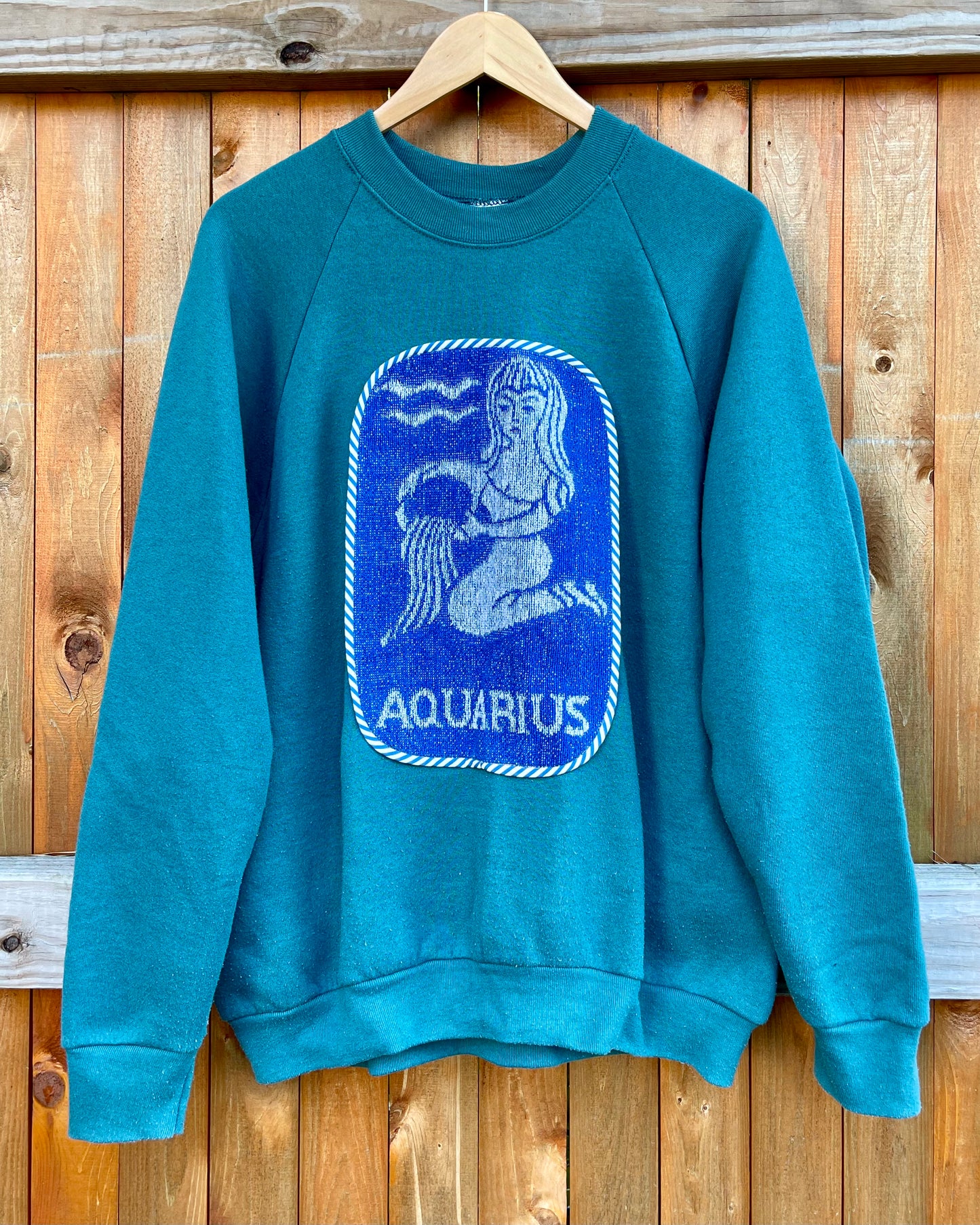 Zodiac sweatshirt, Aquarius, M/L/XL