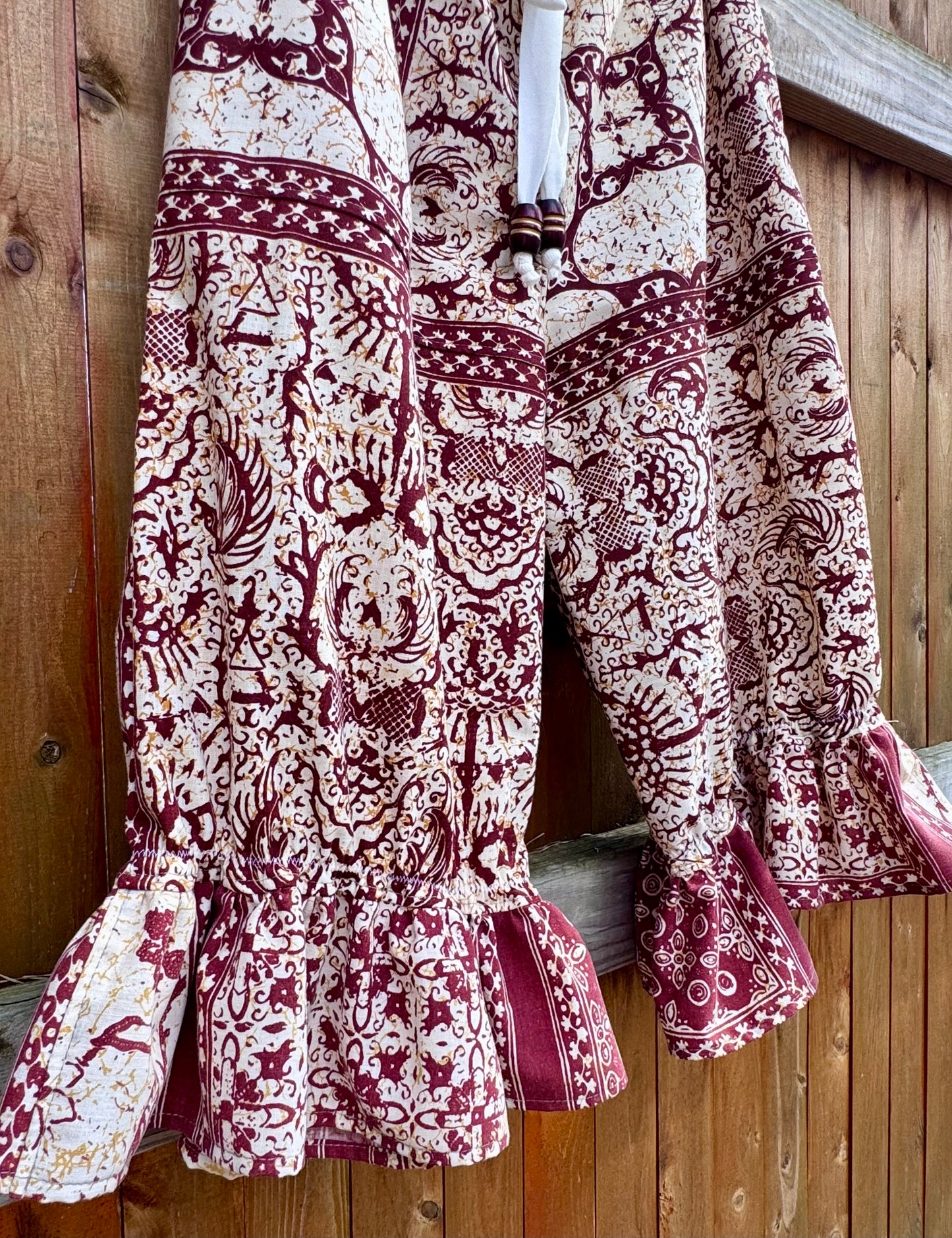 Block print Betty bloomers, XL+